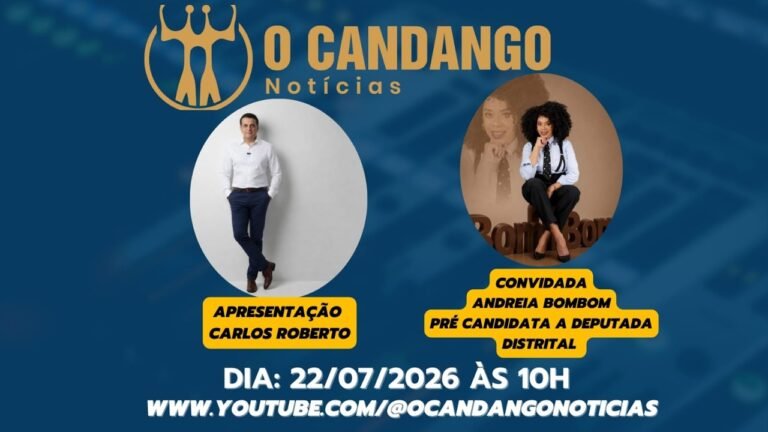 O CANDANGO NOTICIAS APRESENTAÇÃO CARLOS ROBERTO ( Andréia Bombom )